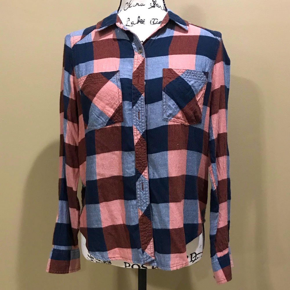 Forever 21 | Women’s Button Up Plaid Shirt - Small - Picture 1 of 8